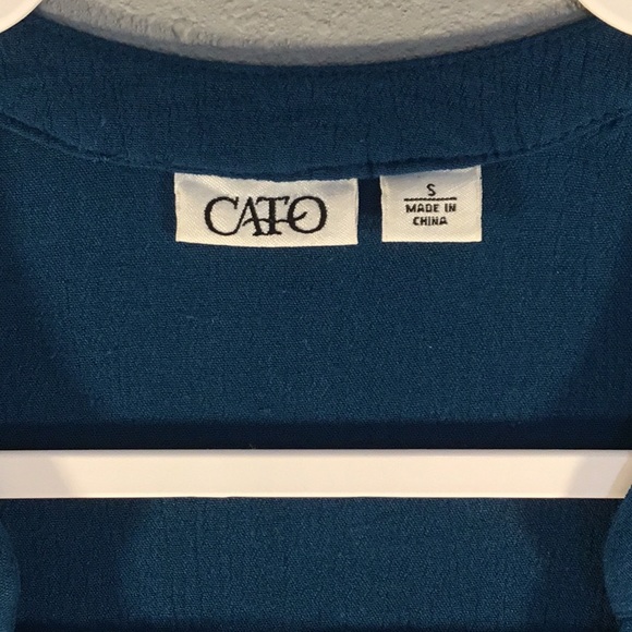 🇺🇸🇺🇸Blue Ladies Blouse by Cato♦️🎊BEST OF TOPS 11/4/19♦️🇺🇸🇺🇸 - Picture 2 of 6